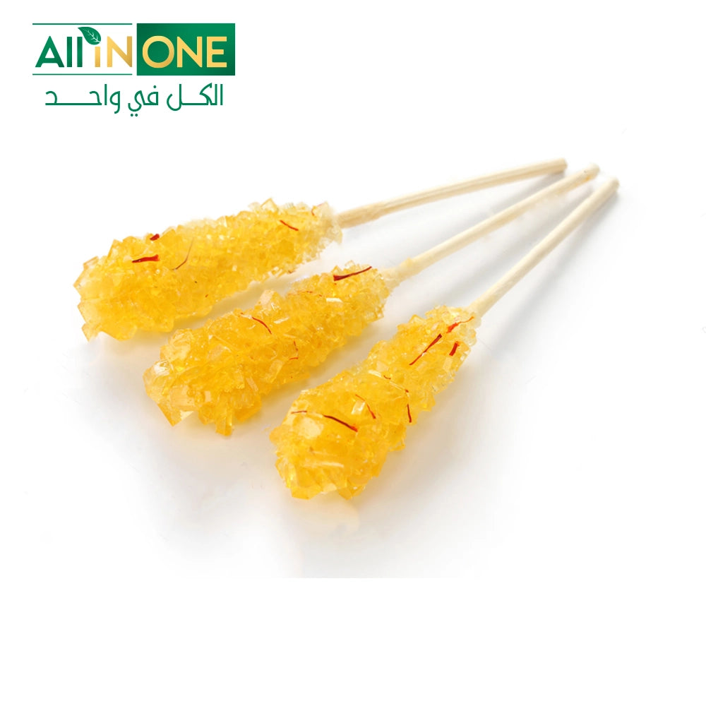 crystal candy on stick, crystal rock candy, chewy candy on a stick