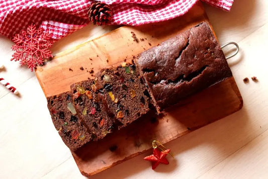 Eggless Christmas Plum Cake