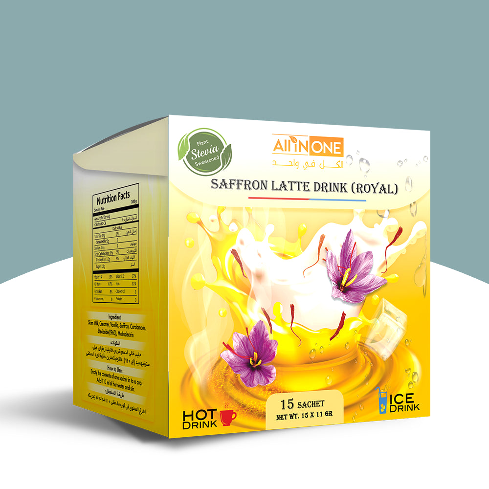 best instant drink, saffron latte drink , saffron instant drink, saffron instant beverage, saffron instant latte, royal saffron instant latte, instant beverages, latte instant